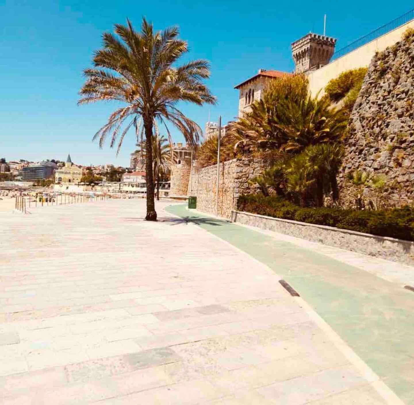 Sea View W Balcony 2 Mins Walk To Beach & Casino إستوريل المظهر الخارجي الصورة